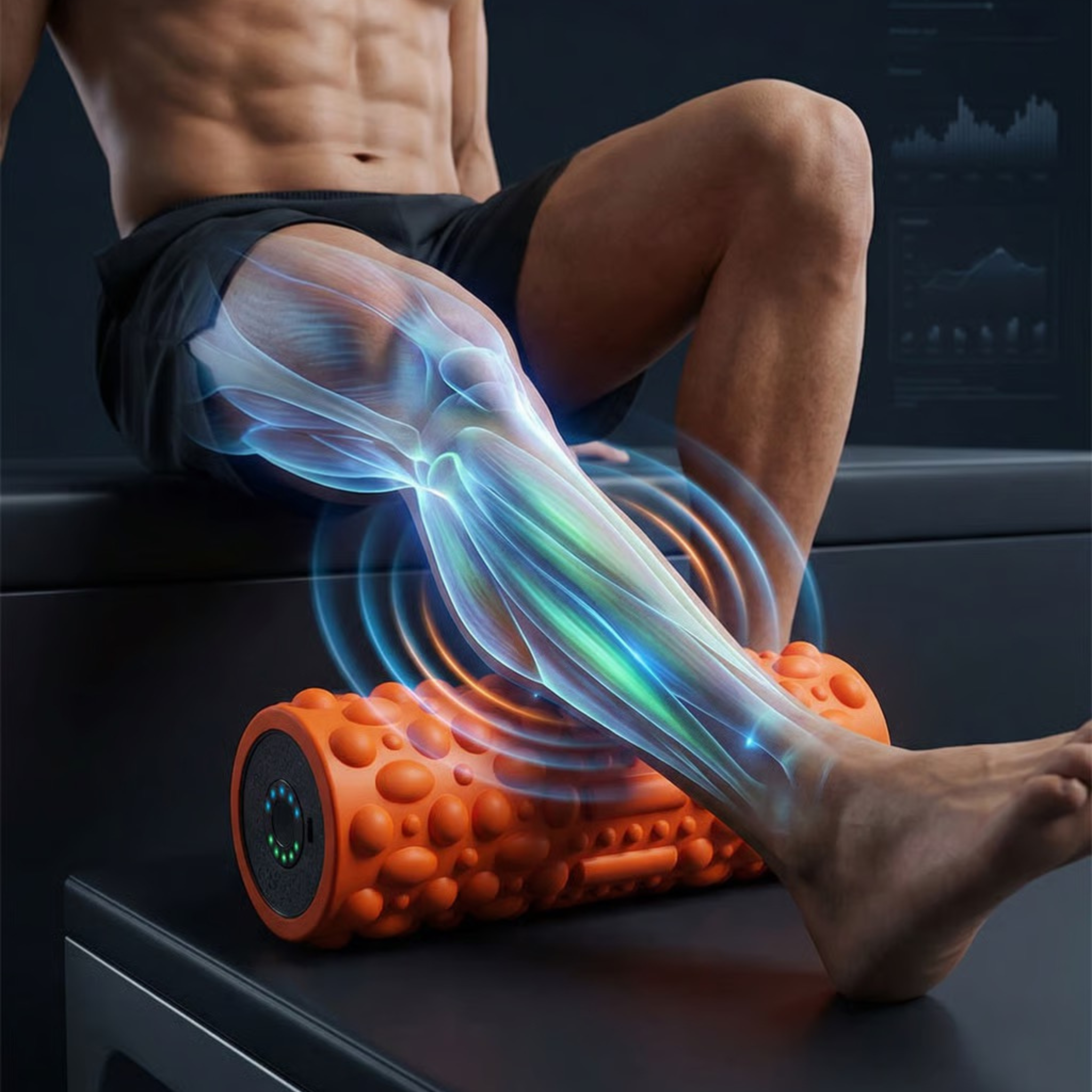 Vibrating Foam Roller – 5 Speed Deep Tissue Recovery Roller for Runners