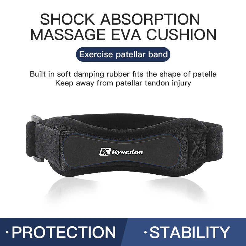 “Adjustable Patella Knee Strap - Support For Runners Knee”