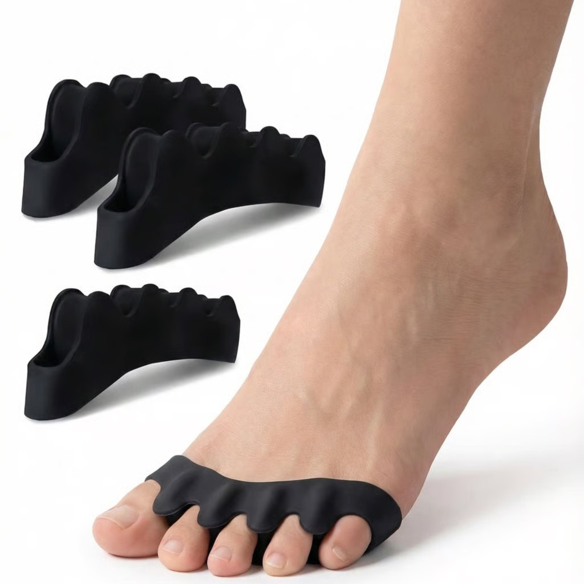 Toe spacers for Runners - Gel Toe Alignment support & Bunion Relief
