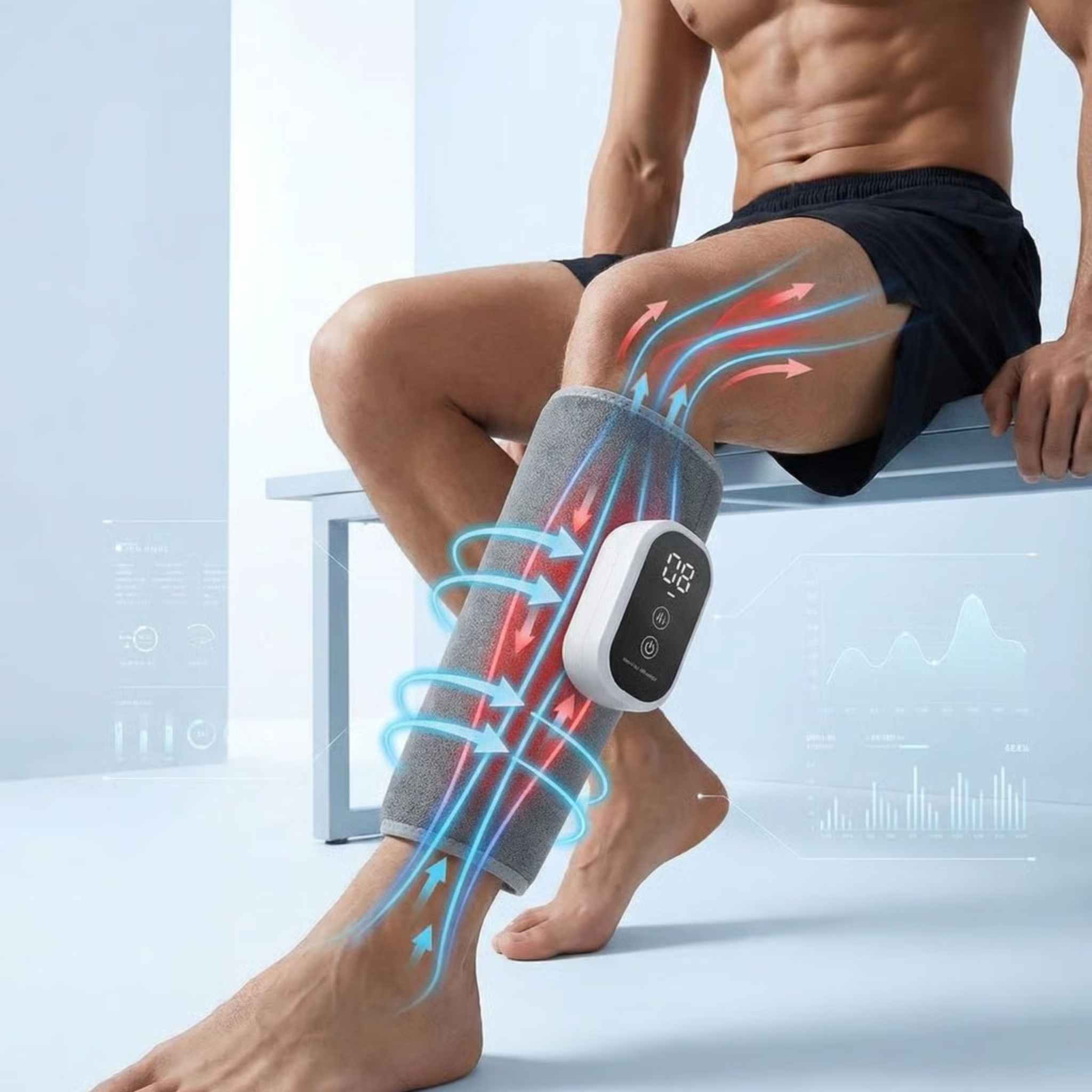 360° Air Compression Calf Massager – Runner Recovery System