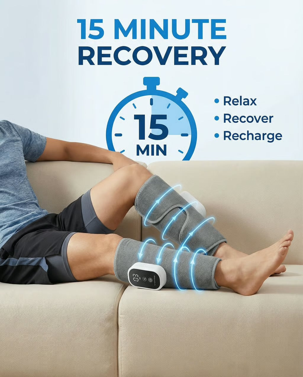 360° Air Compression Calf Massager – Runner Recovery System