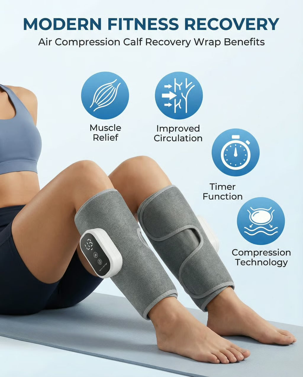 360° Air Compression Calf Massager – Runner Recovery System