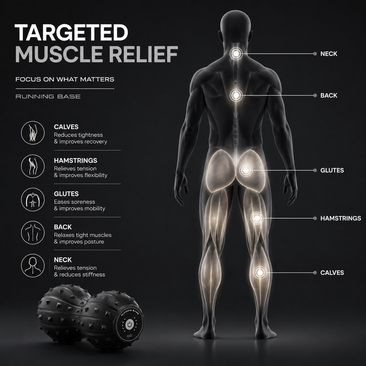 Vibrating Peanut massage ball-Deep Tissue Recovery