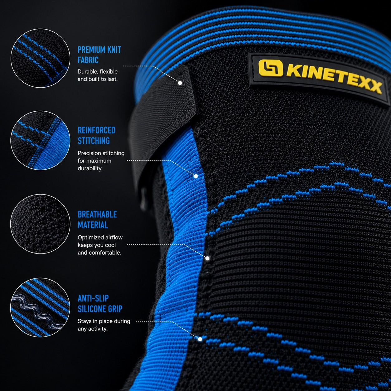 Kinetexx Resistance Knee Support