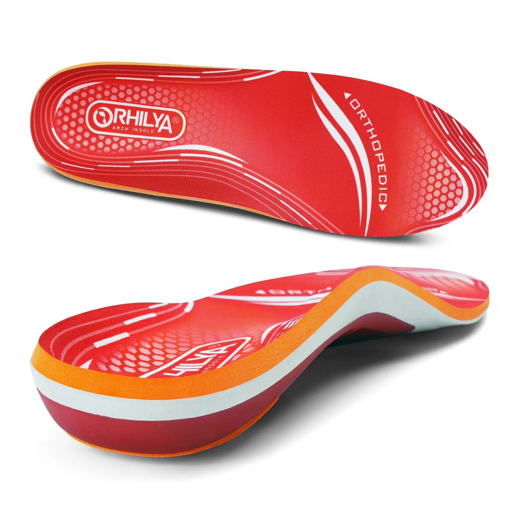 High Arch Support Plantar Fasciitis Orthopedic Shoe Sport Insole Men Women Flat Feet - Orthotic Plantillas Insert Sole